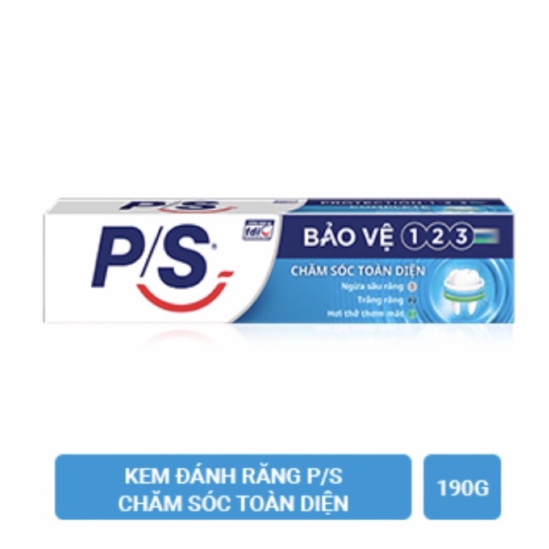 Kem đánh răng p/s 123 chăm sóc toàn diện 190g