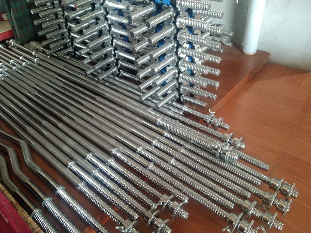 Thanh đòn ren xoắn phi 25 lắp bánh tạ 27