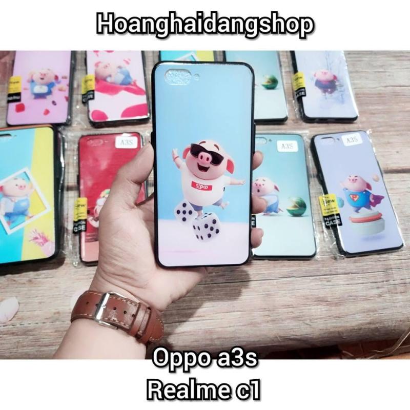 Giá ỐP HÌNH HEO -SOẠN HÌNH NGẪU NHIÊN OPPO A3S / REALME C1