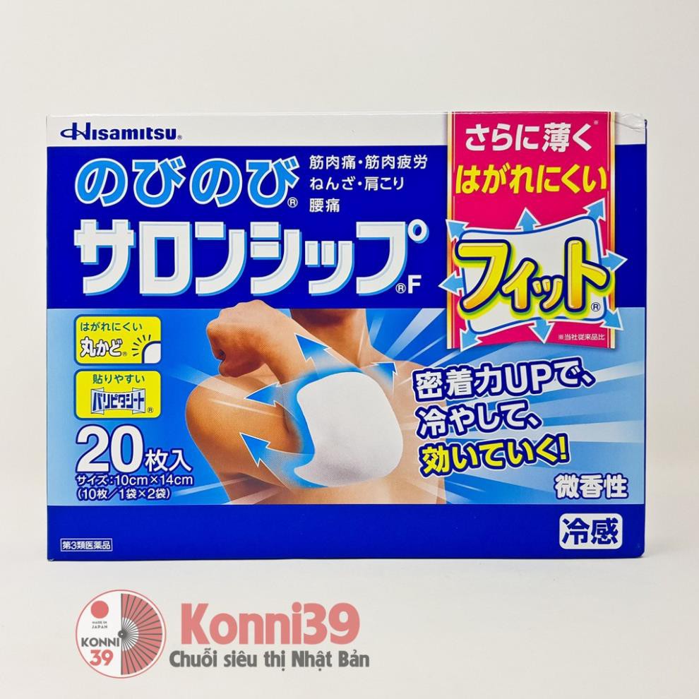 Miếng dán Hisamitsu Salonsip Fit 20 miếng