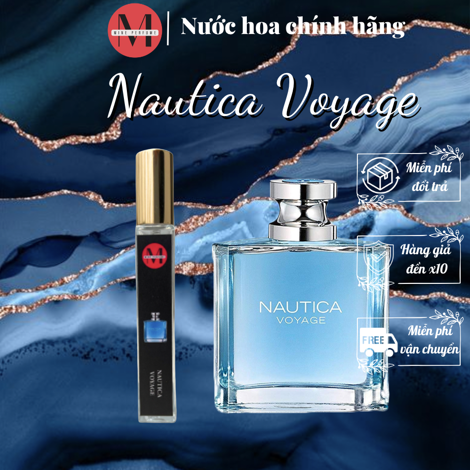 (Authentic)Nước hoa nam Nautica Voyage 10ml