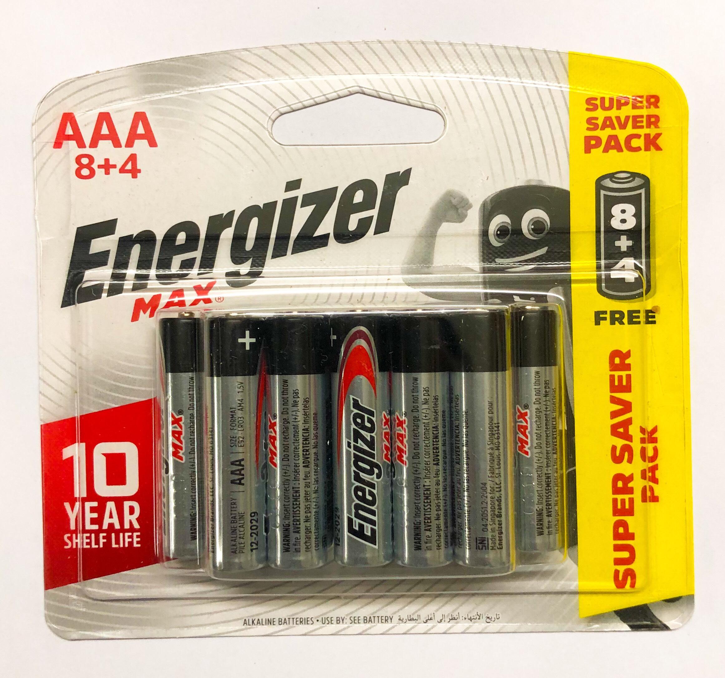 Pin Energizer Size AAA Vỉ 12 Viên