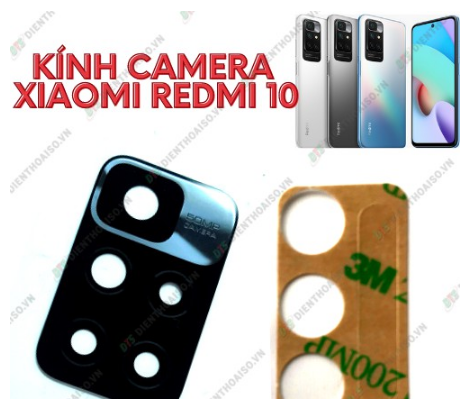 Faceted Glass camera Xiaomi Red Mi 10 available glue