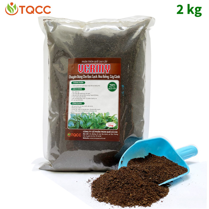 [HCM]Phân trùn quế cao cấp Vermy 2kg