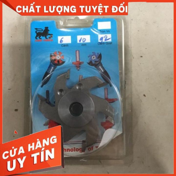 Lưỡi phay gỗ 6 cánh dày 10mm dùng cho máy mài góc 100