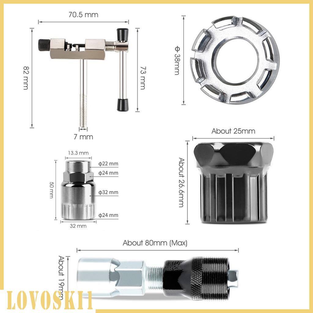 Bộ 6 dụng cụ tháo líp xe đạp chuyên dụng
