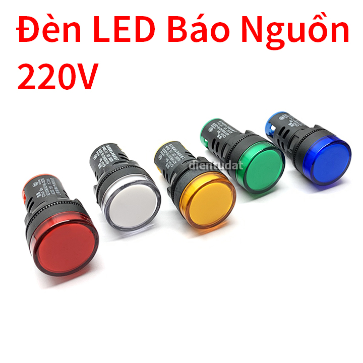 Đèn led báo nguồn 220v ad16-22ds
