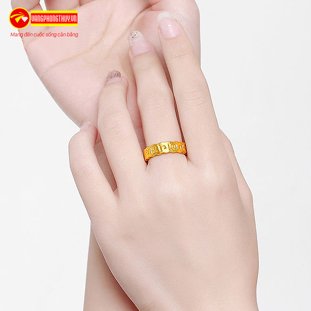 Nhẫn Om- Mani Vàng 24K - KIOJ