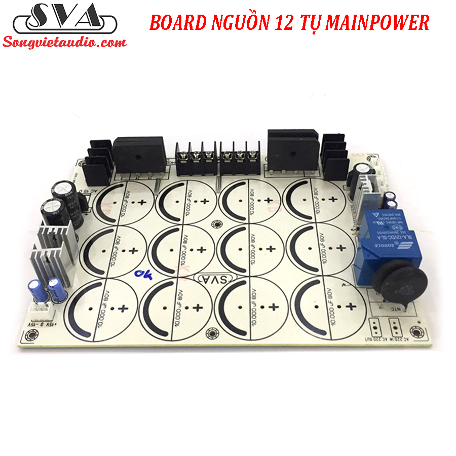 MẠCH NGUỒN 12 TỤ (2 KÊNH) - 1 MẠCH
