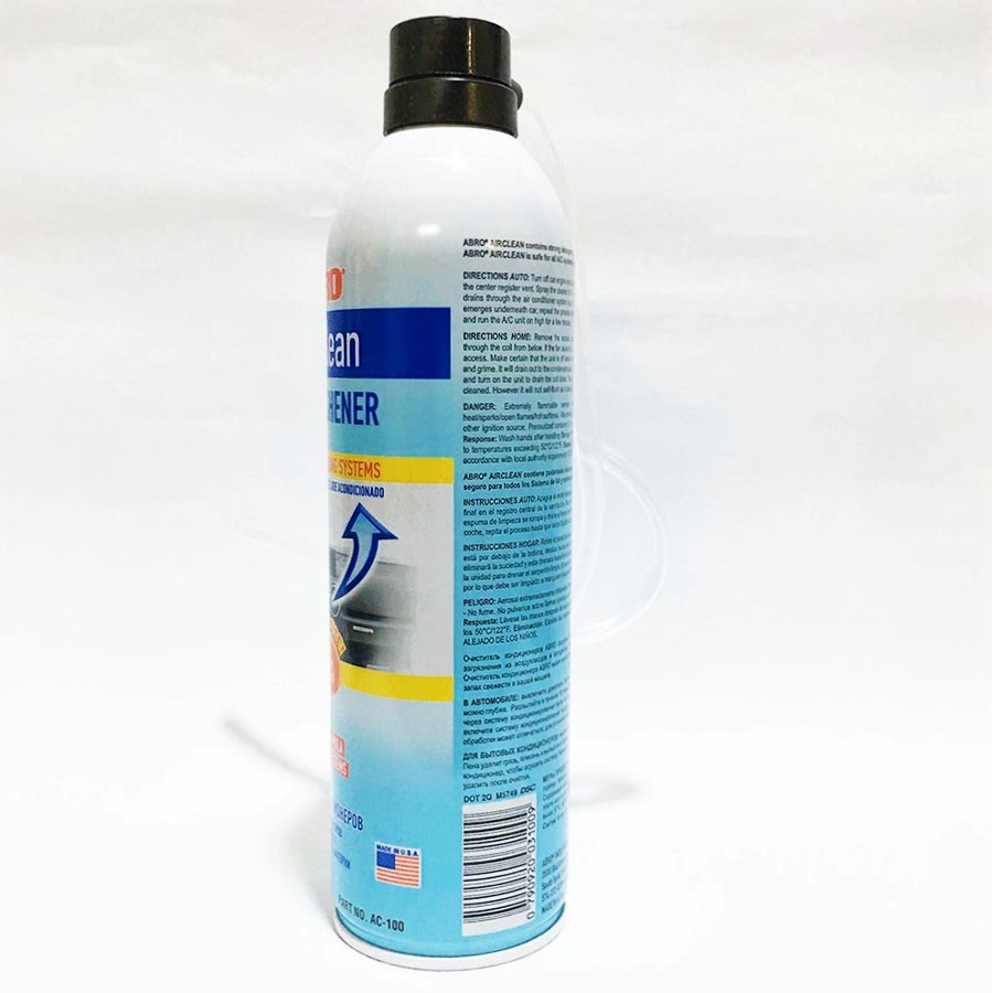 [HCM][CHAI VỆ SINH NHANH ĐIỀU HÒA XE HƠI] Abro Air Clean 255g