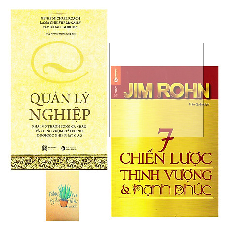 Combo Quản Lý Nghiệp và 7 Chiến Lược Thịnh Vượng Và Hạnh Phúc