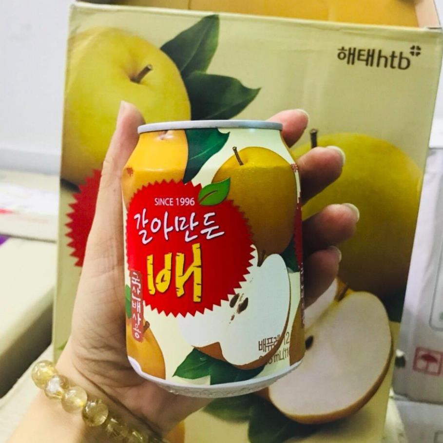 COMBO 2 Nước ép Nho+ Lê đóng lon Hàn Quốc 238ml