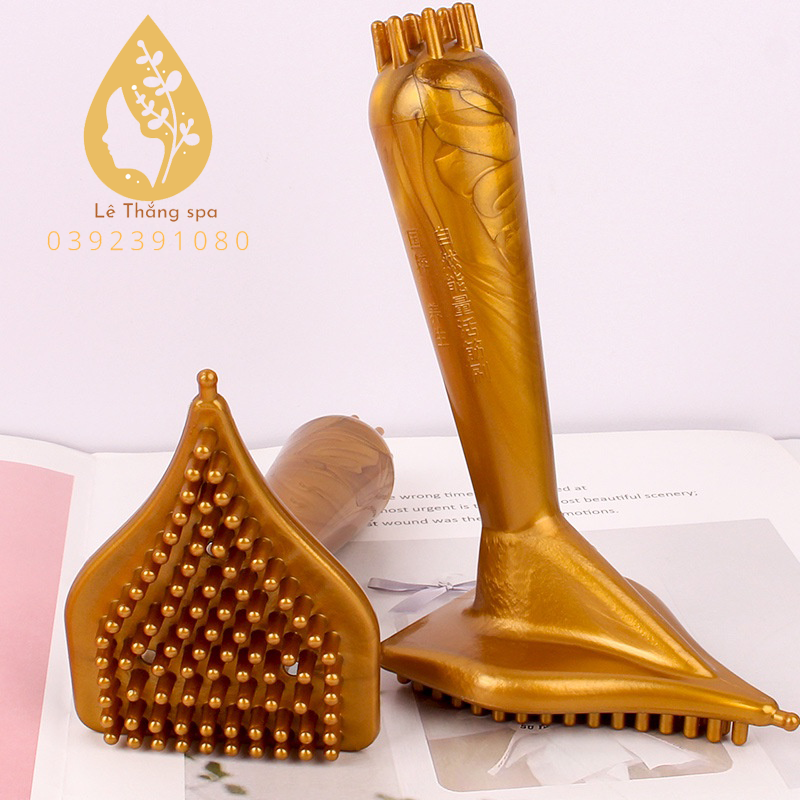 Bàn chải đả thông kinh lạc, massage body spa