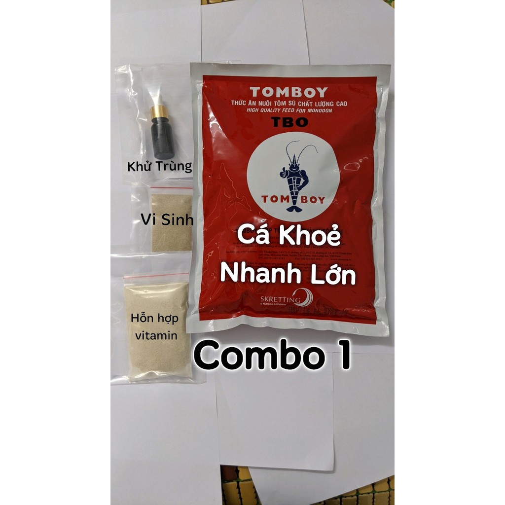 Thức ăn cá | Combo 1 | Cá khỏe nhanh lớn