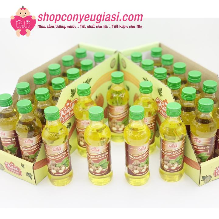 [HCM]Dầu Macca Kunella Feinkost Cho Bé 100ml Đức