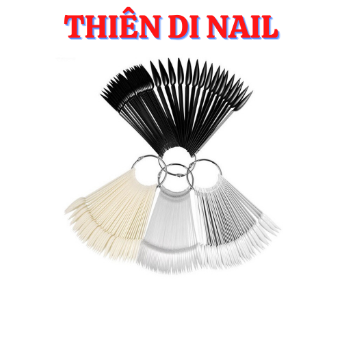 Móng que tập sơn mẫu - set 50 móng dành cho học nail
