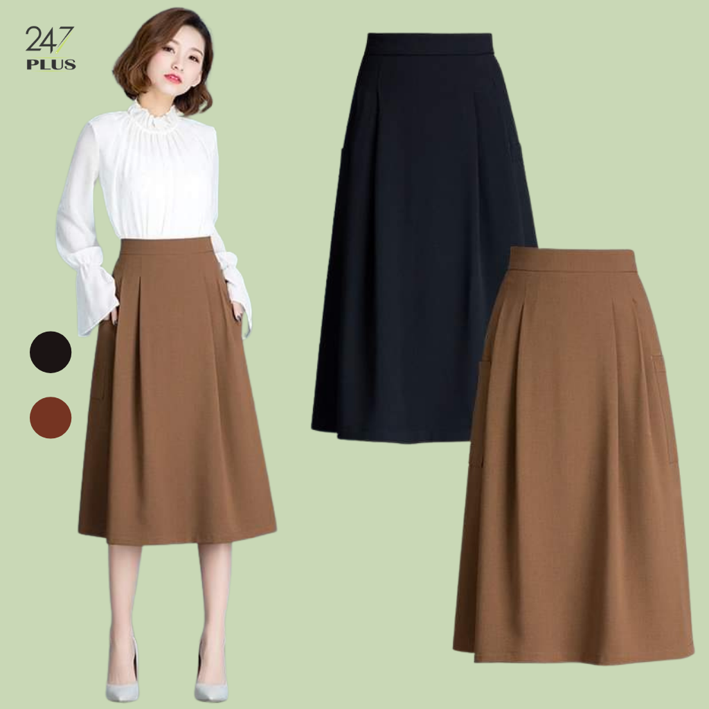 Chân Váy Công Sở Xếp Ly 2 Bên