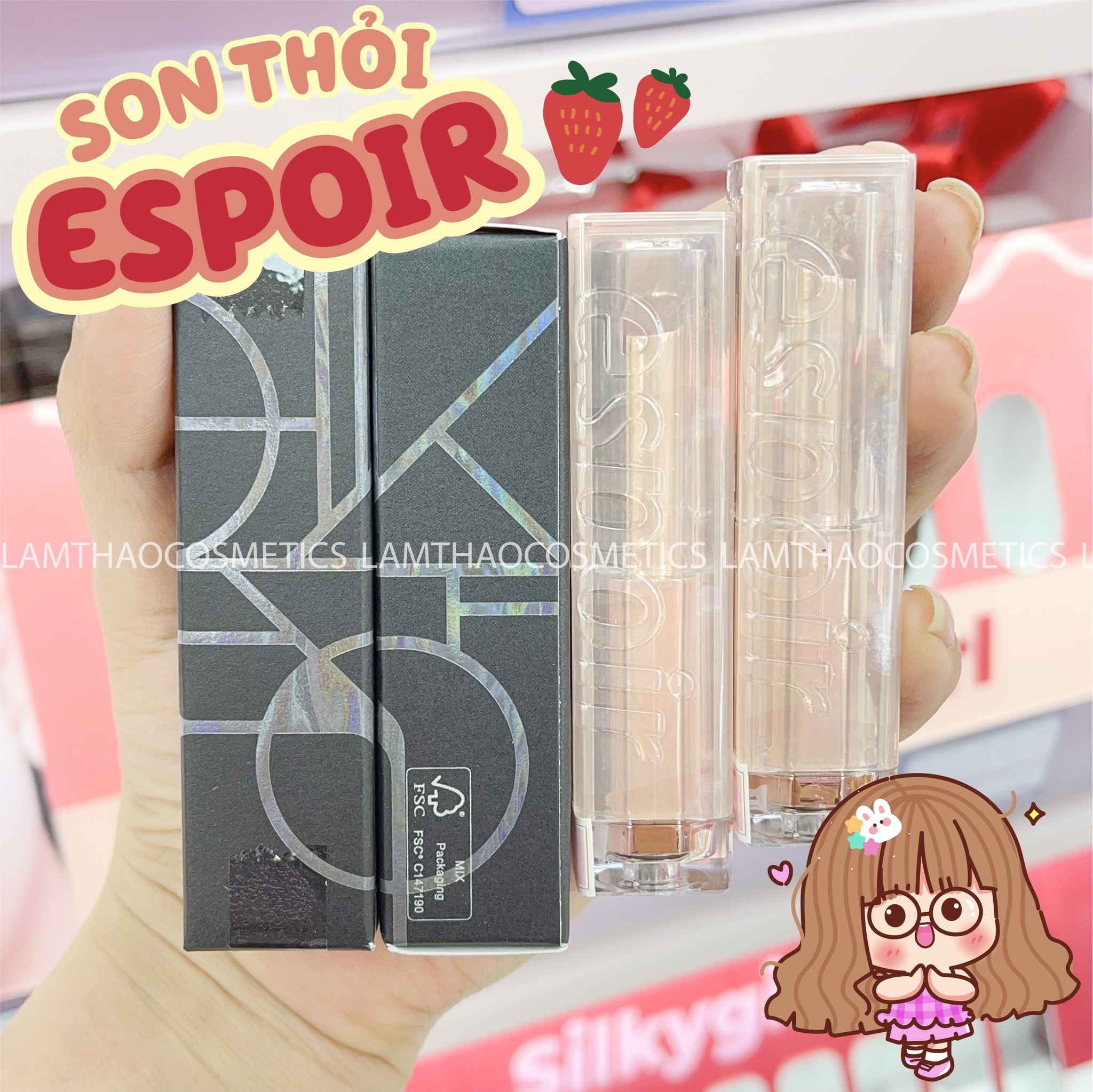 Son Thỏi Espoir Lipstick No Wear Plumping Shine
