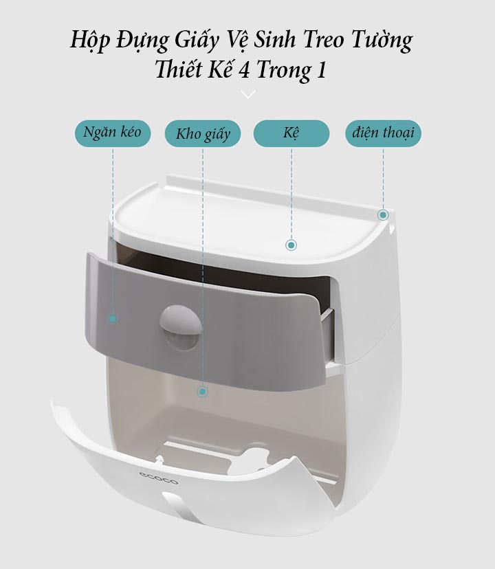 Litter Box toilet paper wall home bathroom 2 floor