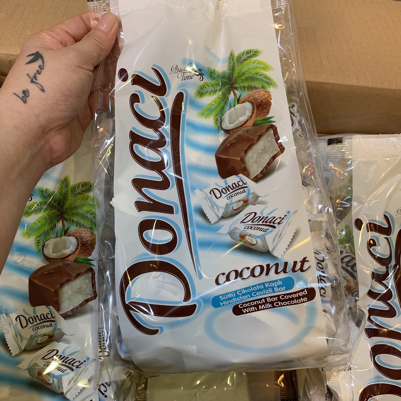 Socola dừa chocolate dừa donaci - turkey / túi 1kg