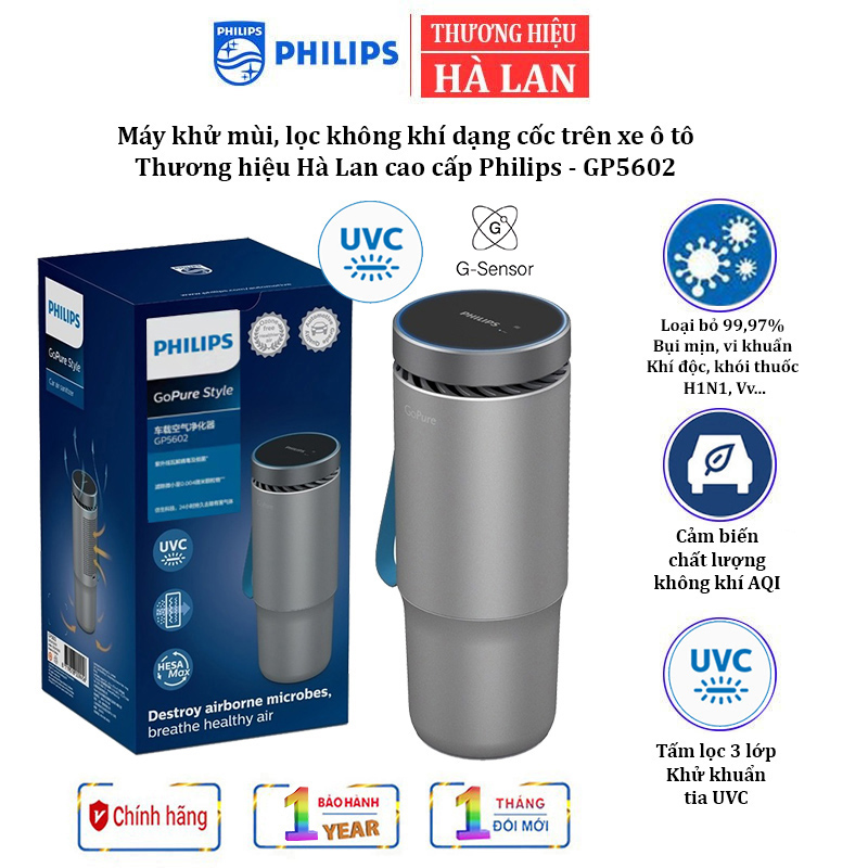 Philips gp5602 Dutch car air filter Cup air purifier-genuine warranty 12 months