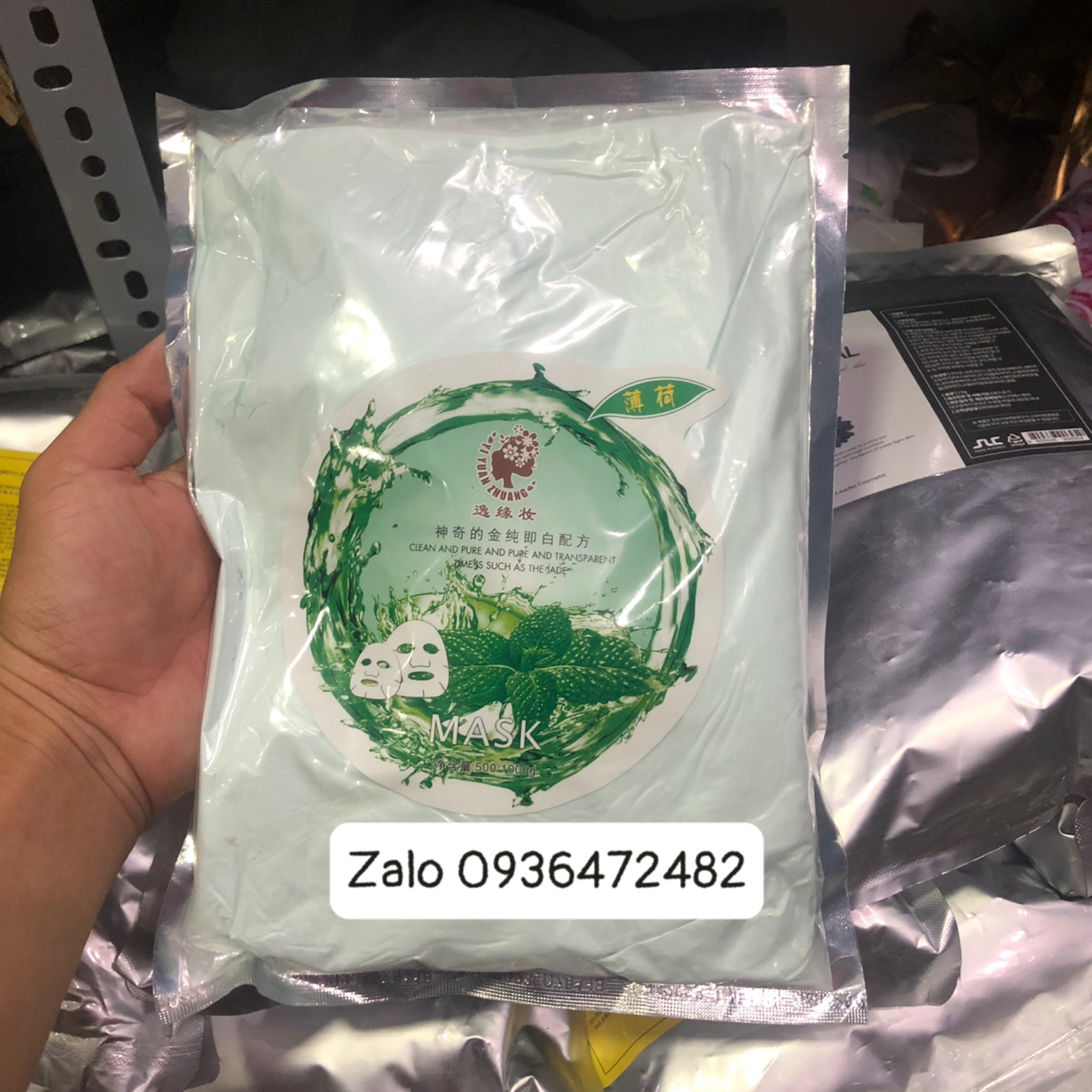 [HCM]Bột Mặt Nạ Dẻo Bạc Hà Cao Cấp