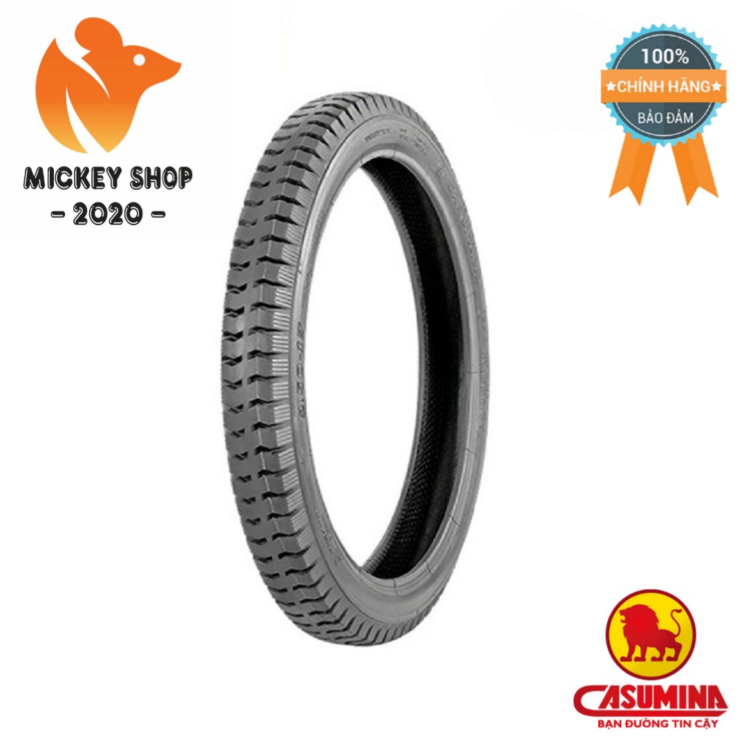 Vỏ lốp casumina cho xe máy trước 2.50 17 hay sau 2.75 17, chuyên dùng chở nặng, địa hình xấu