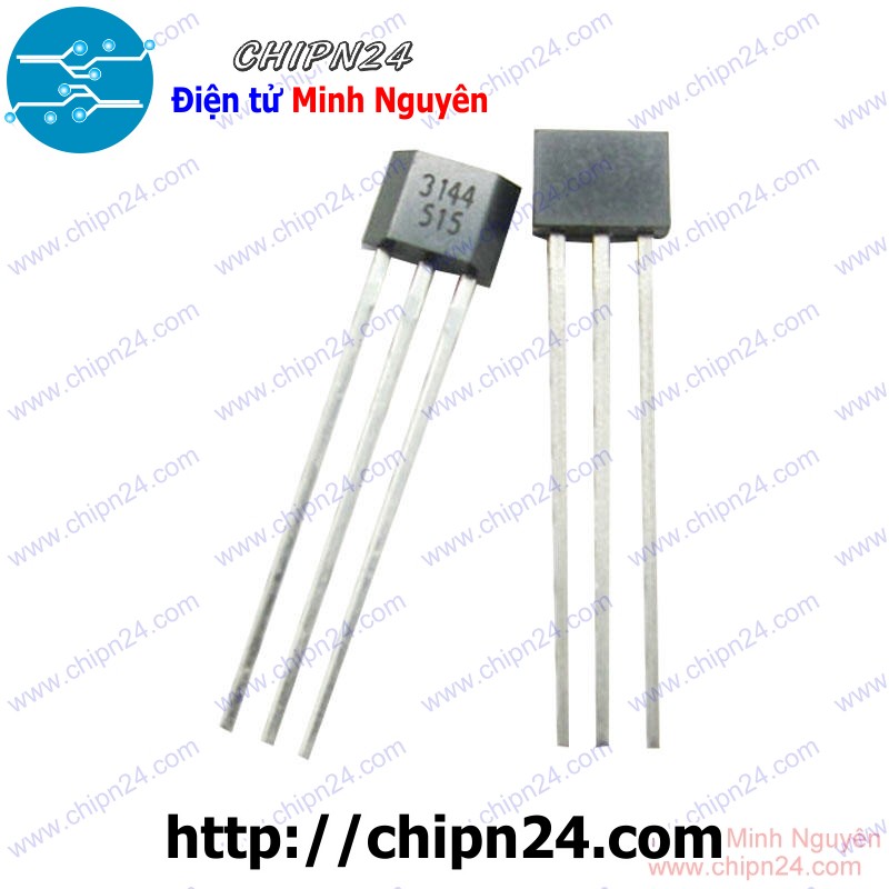 [2 con] (DIP) IC A3144 TO-92 (44E OH3144 AH3144E IC Cảm biến từ Hall)