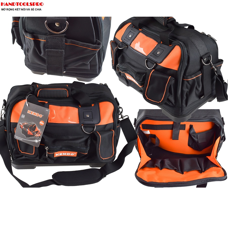 Túi đựng dụng cụ đế nhựa 16.5 inch kích thước 42 × 22 × 28 cm kendo 90134