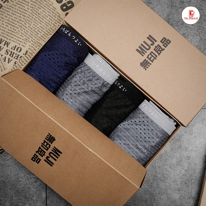 Combo 5 Sịp Đùi Nam Muji Thông Hơi Cao Cấp