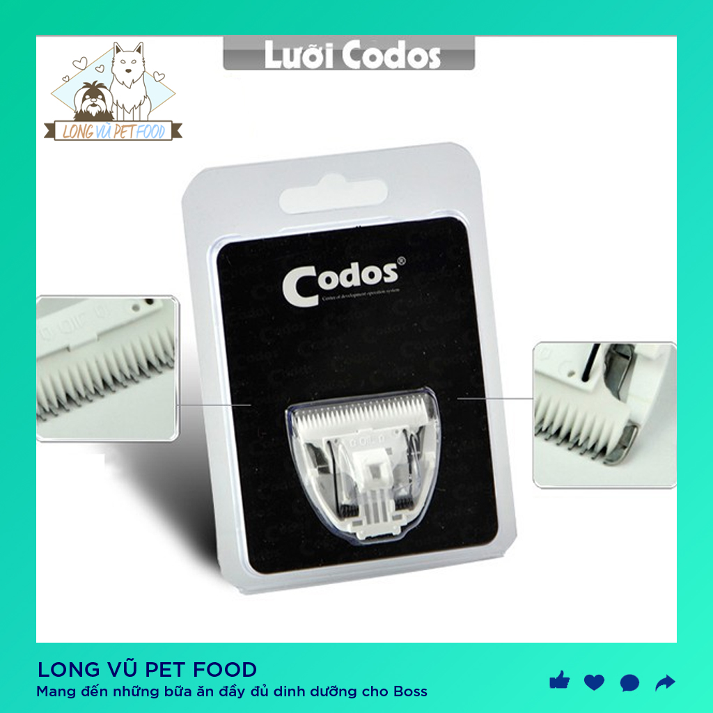 Lưỡi tông đơ cắt tỉa lông chó mèo Codos 6800 7800 8000 9600