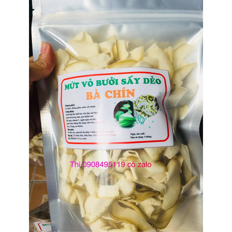 200g Mứt Vỏ Bưởi Sấy Dẻo