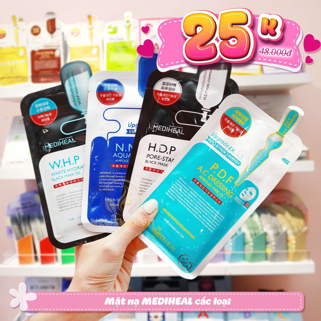 Mặt Nạ Giấy Dưỡng Da Mediheal Essential Mask Ex 25ml