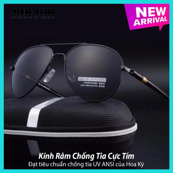 Giá bán Mắt Kính Thời Trang Nam Cao Cấp, Tròng Kính Chống Tia UV JJ136 + Tặng Kèm Mắt Kính Xuyên Đêm - Bảo hành 12 tháng 1 đổi 1 - Đầy đủ hộp + Khăn lau