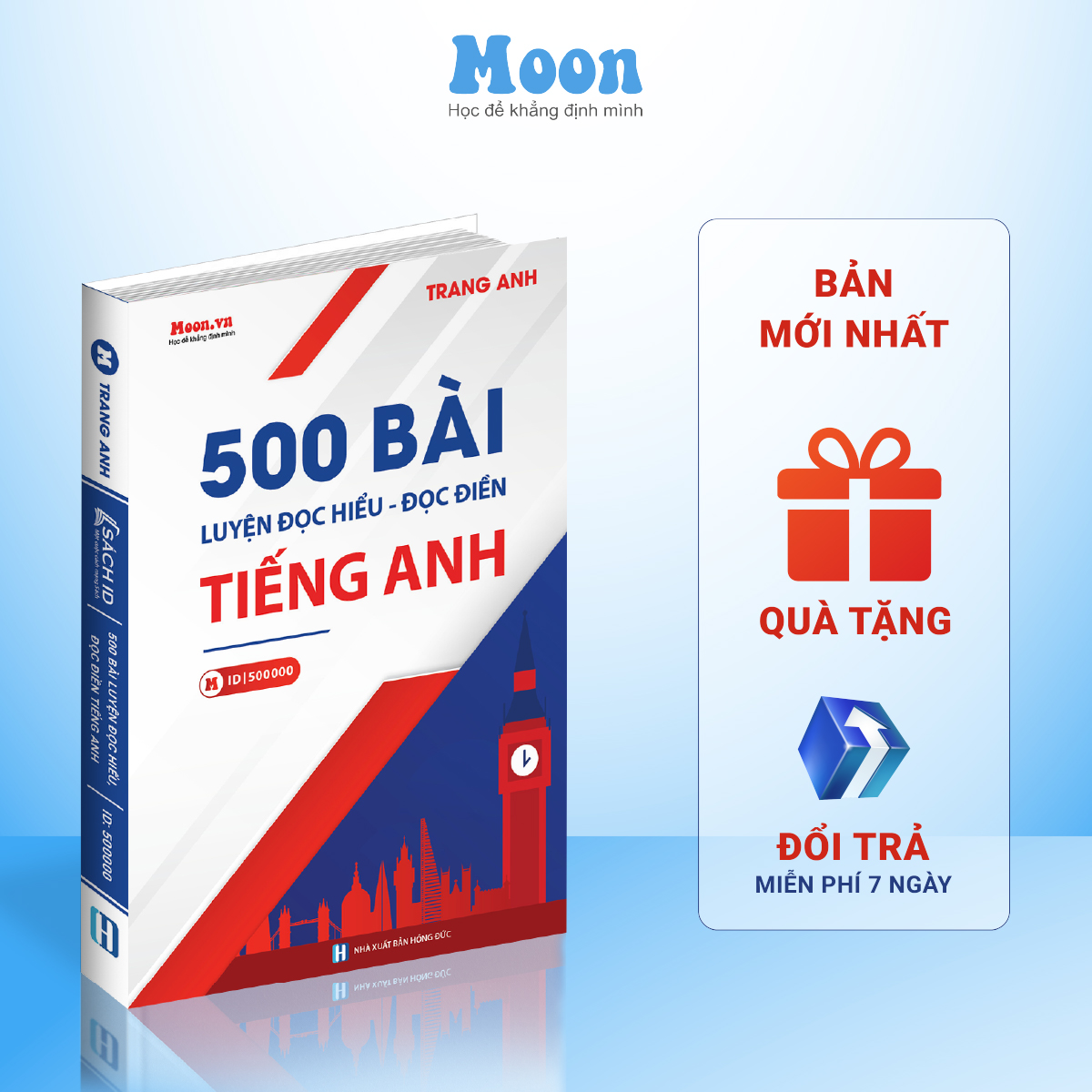 Sách 500 bài Đọc hiểu- Đọc điền Tiếng anh (Cô Trang Anh)