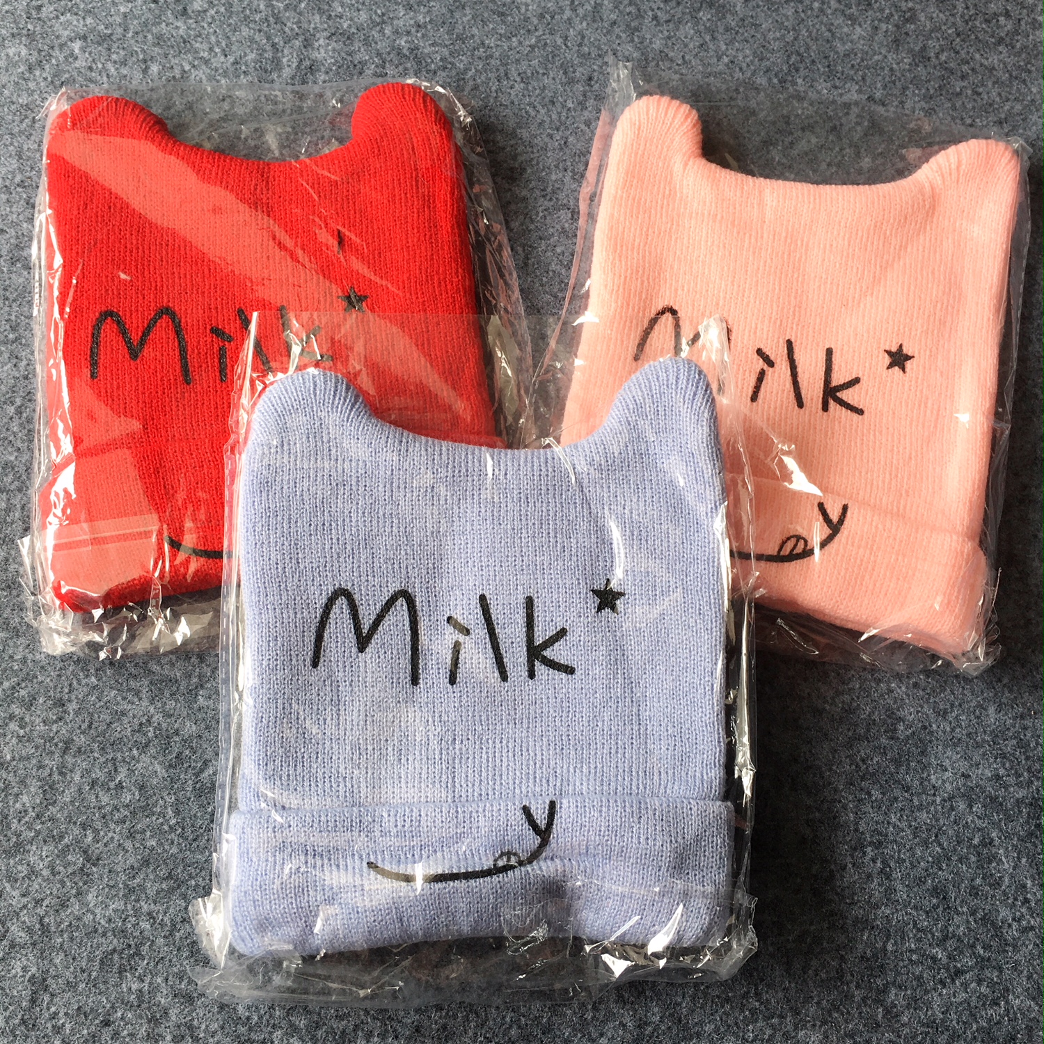 [HCM]MŨ LEN MILK CHO BÉ