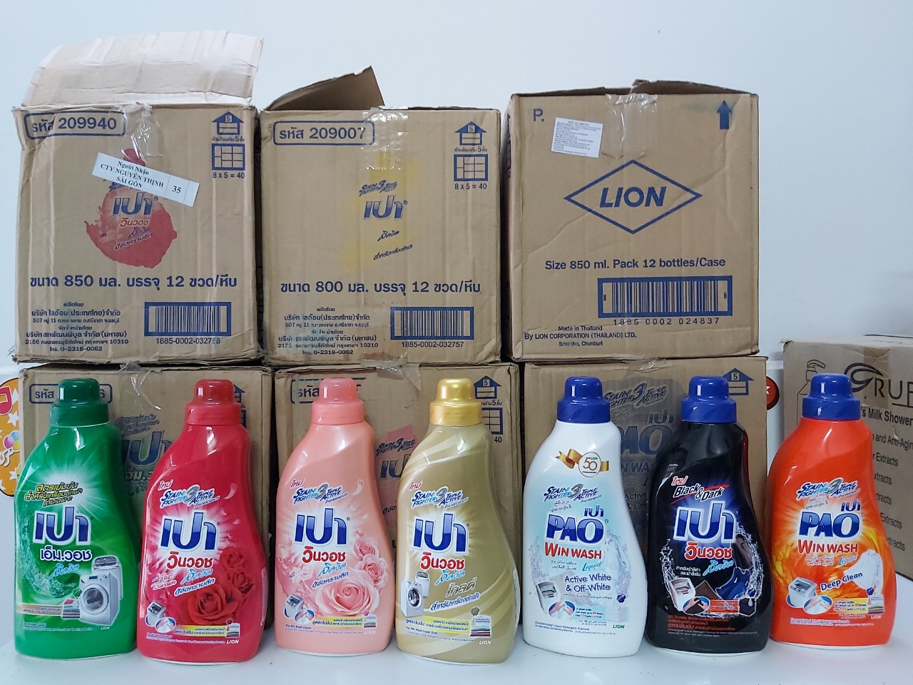 Nước Giặt Pao 850ml Thái Lan - Màu Trắng