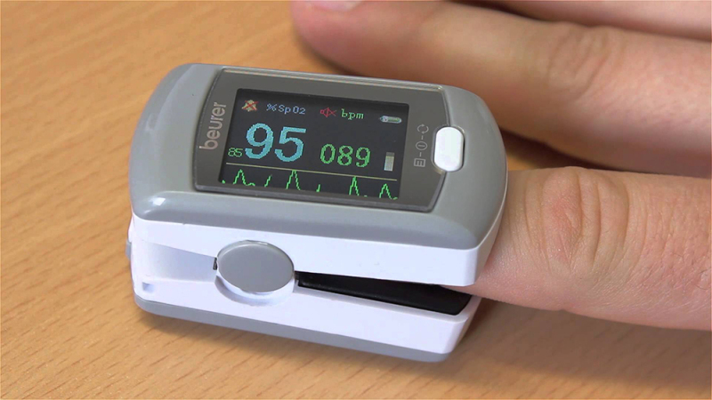 Nơi bán Máy đo khí máu và nhịp tim cá nhân PO80 pin sạc, kết nối USB bảo hành 24 tháng