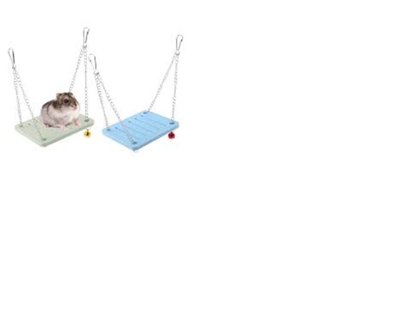 Xích đu gỗ cho hamster , sóc , vẹt ...