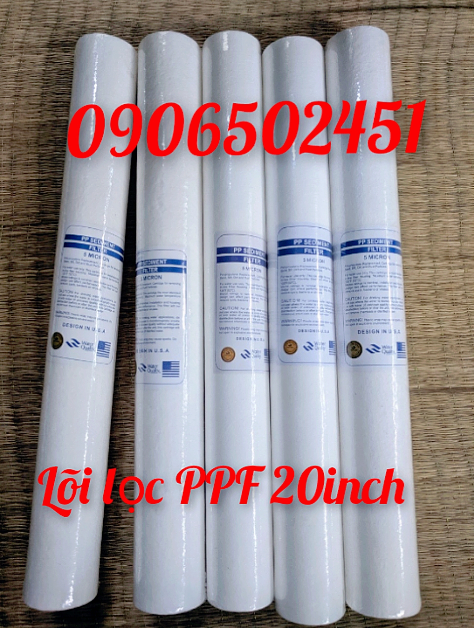 Ombo 5 lõi lọc nước số 1 PPF 20 inch dùng cho các laoij máy lọc nước