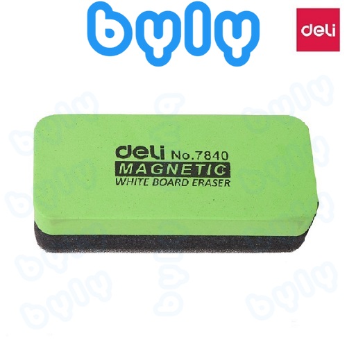Mút lau bảng trắng có nam châm Deli 7840 hàng chính hãng - ByLy Store