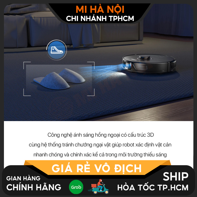 Robot hút bụi lau nhà thông minh Roborock S8