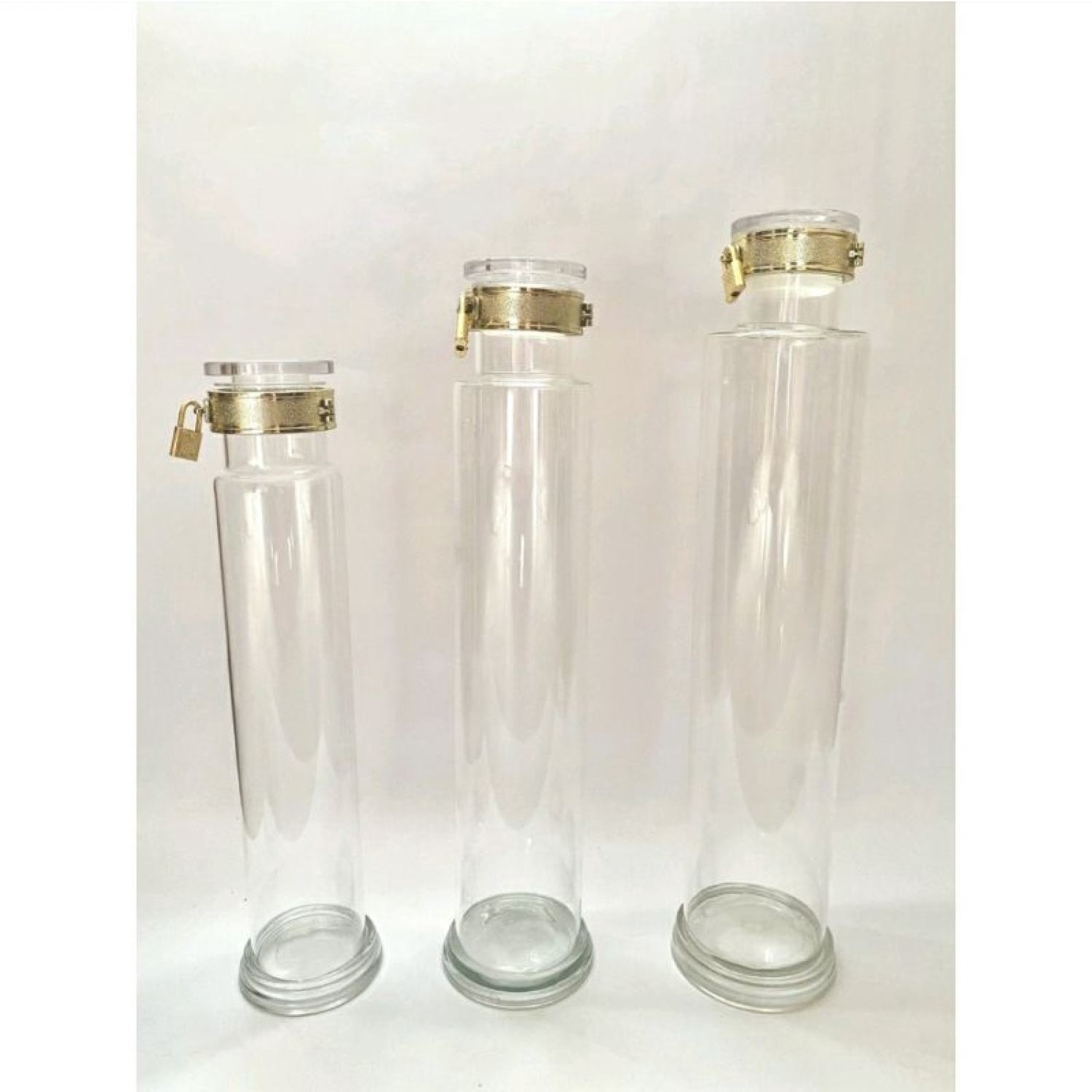 Bình Ngâm rượυ Thủy Tinh Ngâm Sâm (1 Lít, 1.5 Lít, 2.5 Lít) Có Khóa
