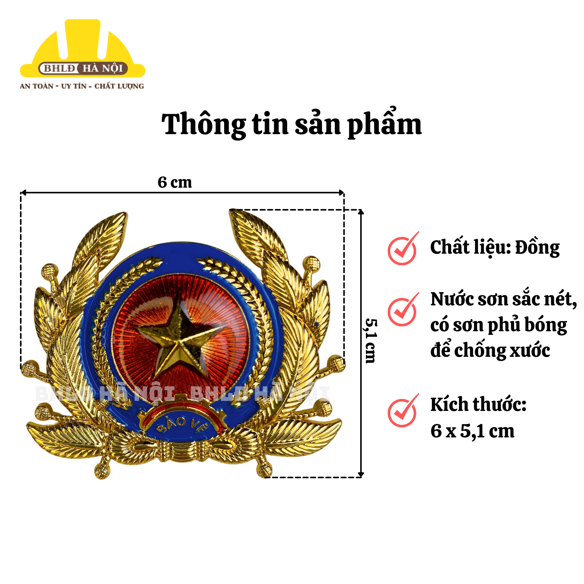 Sao nón bảo vệ bằng đồng [Mẫu 2]