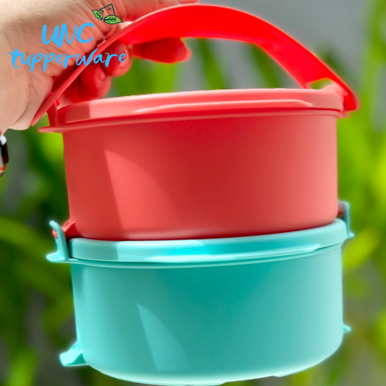 [Nhập RS0822 giảm 30k cho đơn 99k]Bộ hộp cơm Tupperware Small Round Click To Go 550ml - Màu mới