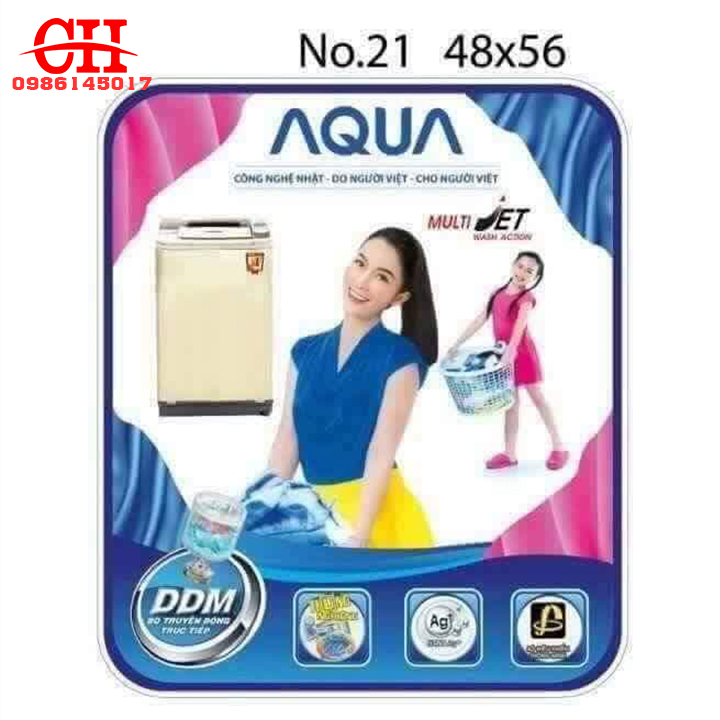 Tem dán máy giặt SANYO- AQUA nhiều mẫu