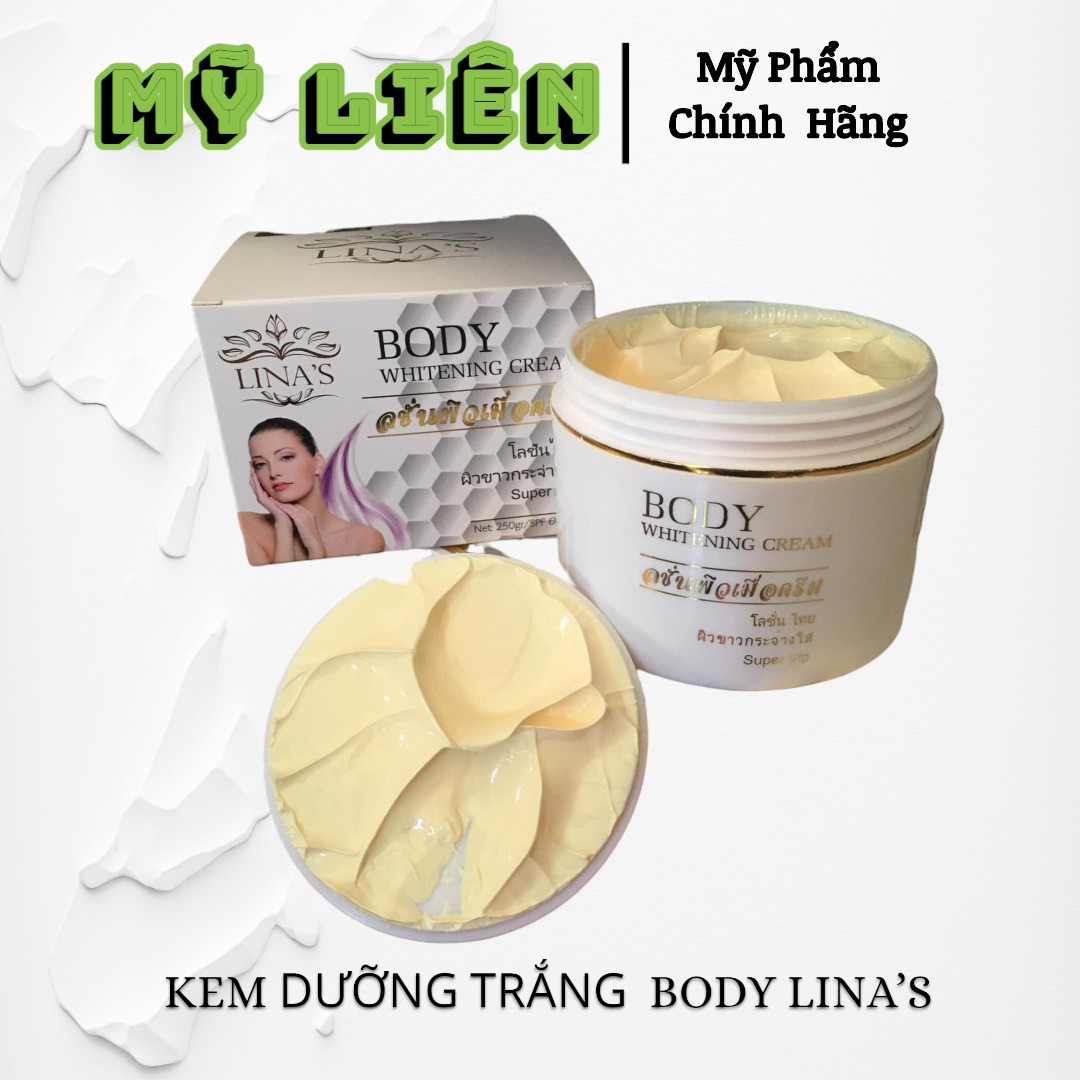 KEM DƯỠNG TRẮNG DA BODY LINA’S CHÍNH HÃNG thái lan - LINA THÁI 250G