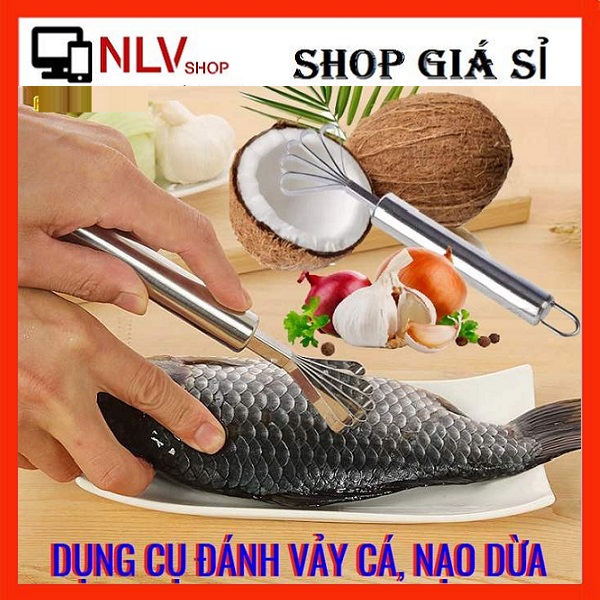 🐳 Dụng Cụ Đánh Vảy Cá - Nạo Dừa Đa Năng 🐳