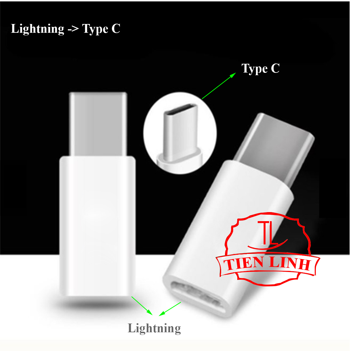 2 Lightning to type C adapter
