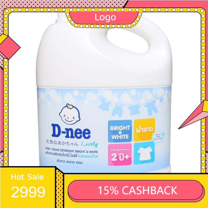 Nước giặt Dnee 3000ML Thái Lan chuẩn hàng g ty